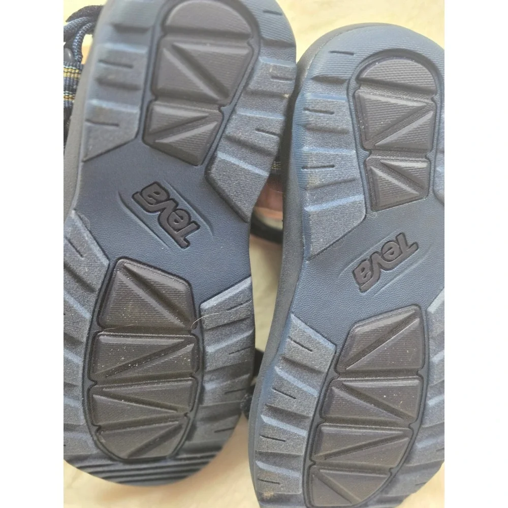 Teva Hurricane XLT2 Kids Sandals Navy Blue Multi Pattern 1019390C Size 2